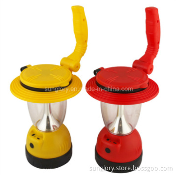 Emergency Red Light Battery CREE Solar Camping Lantern for Outdoor Use